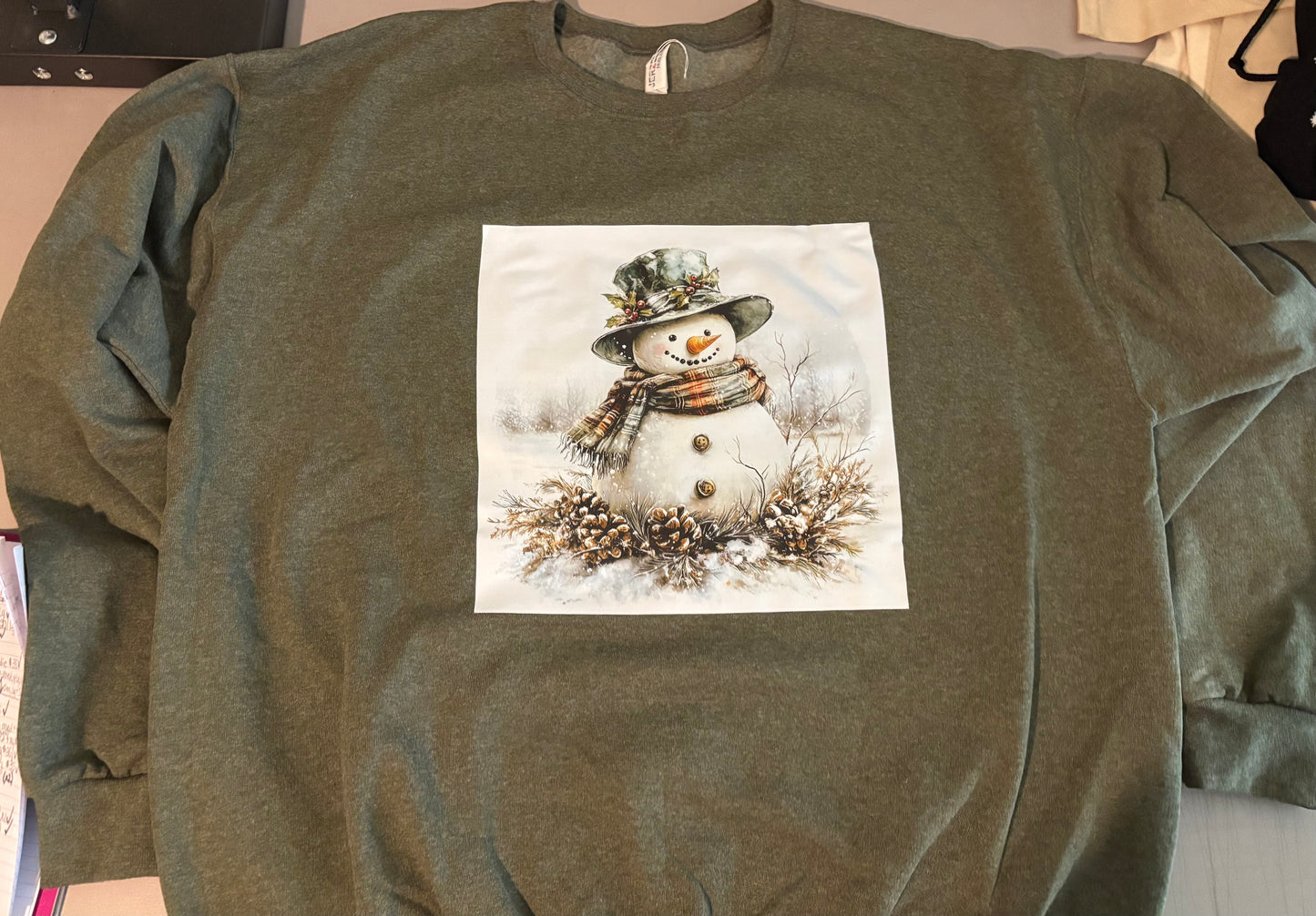 Vintage Snowman Sweatshirt