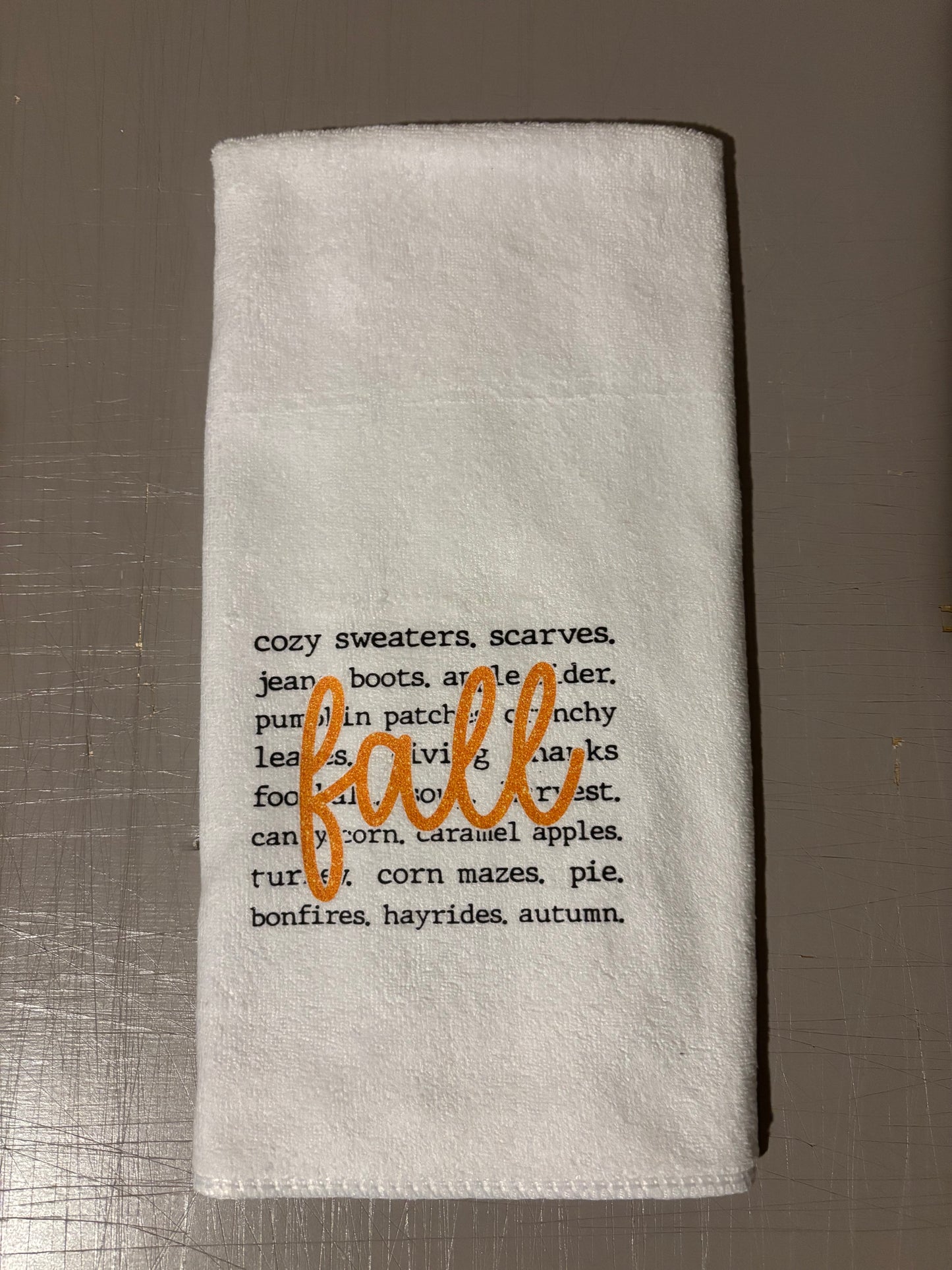 Fall Decorative Hand Towel