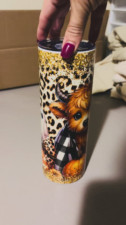 Highland Cow Tumbler 20oz